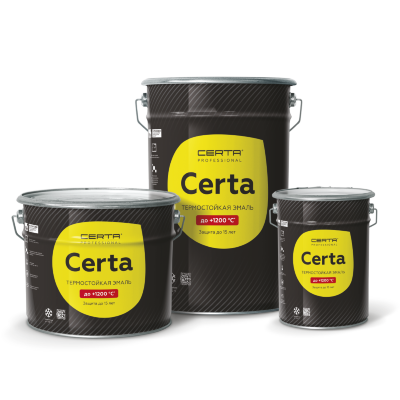 Промышленная термостойкая эмаль Certa